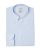 Chemise ajustée col boutonné microvichy ciel