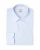 Chemise regular col italien fines rayures ciel