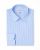 Chemise regular col italien rayures bleu