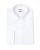 Chemise regular col italien poignet mousquetaire popeline blanche