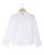 Chemise col mao lin blanc