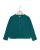 Cardigan col rond vert 100% lambswool