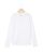 Chemisier jersey coton blanc