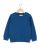 Sweat col rond molletonné bleu 3a-6a