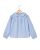 Blouse plastron ciel