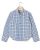 Chemise flanelle manches longues vichy bleu/gris 12a-14a