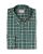 Chemise flanelle col boutonné écossais vert