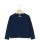 Cardigan finition point de riz marine 12a-14a