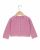 Cardigan point mousse rose 100% lambswool