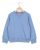 Sweat col rond bleu